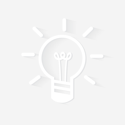 Creative white bulb vector material