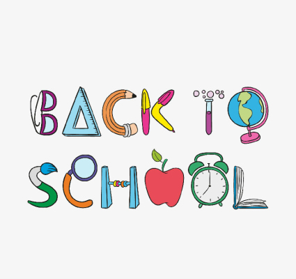 Creative homecoming WordArt vector material