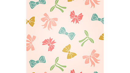 Color bow seamless background vector