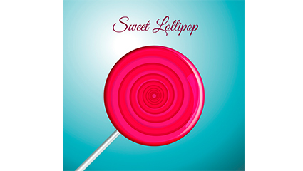 Delicious lollipop Vector material