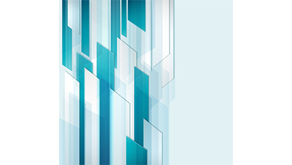 Fashion blue geometric background vector