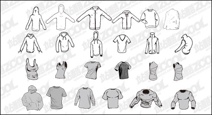 Go Media production trend vector material Set13-blank fashion trend