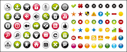 radio button icon vector material