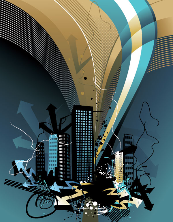 Architectural Series Vector material -12