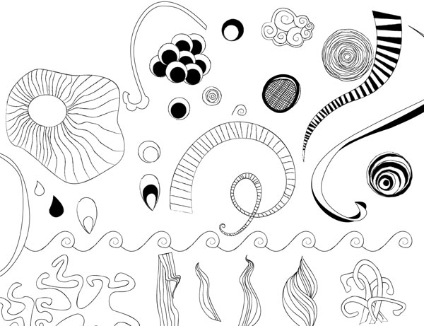 Line element vector material