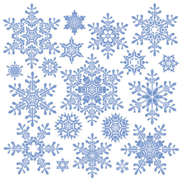 snowflake vector material -2