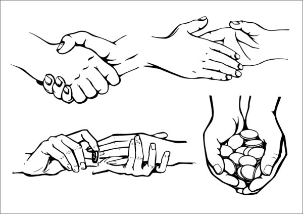 Vector material useful gesture (2)
