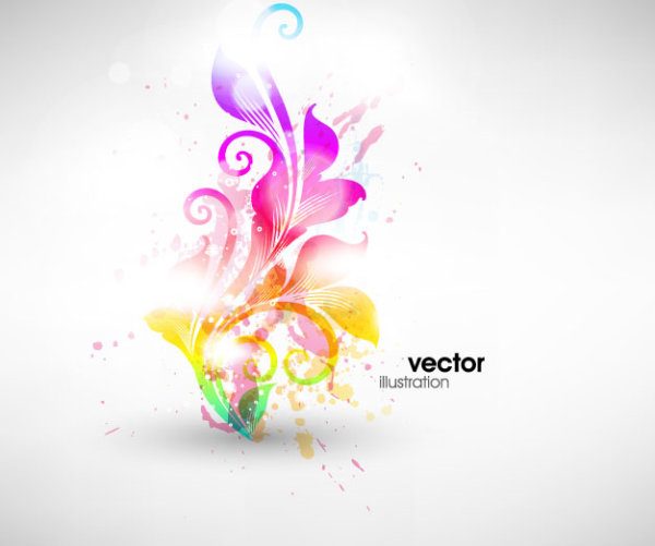 Symphony fashion pattern vector material -2