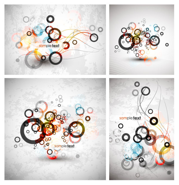 Colorful circle vector