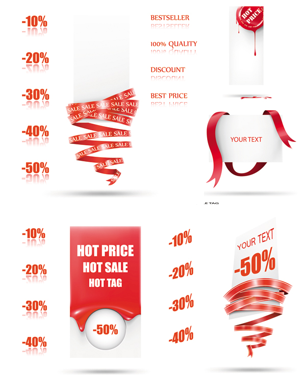 Vector supermarket discount card