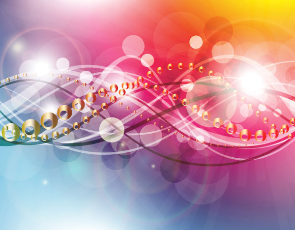 Gorgeous bright starlight effects 04 - vector