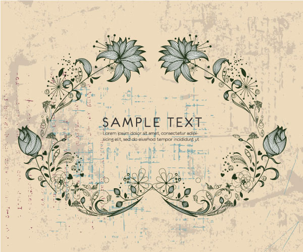 Fine pattern border 03-- vector material
