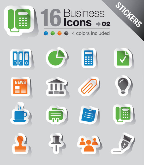 Simple and practical icon 03 - vector