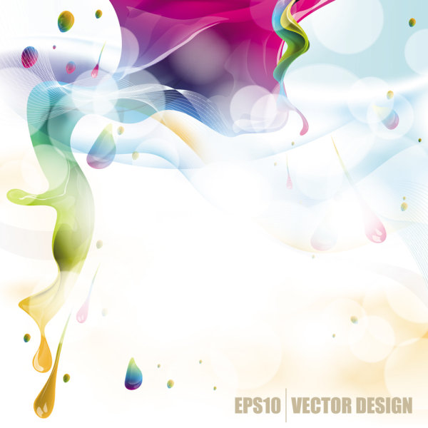 Colorful background 03-- vector material