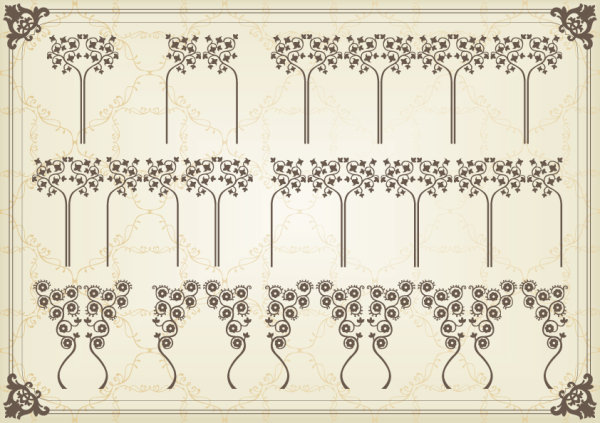 European classic pattern 01 - Vector