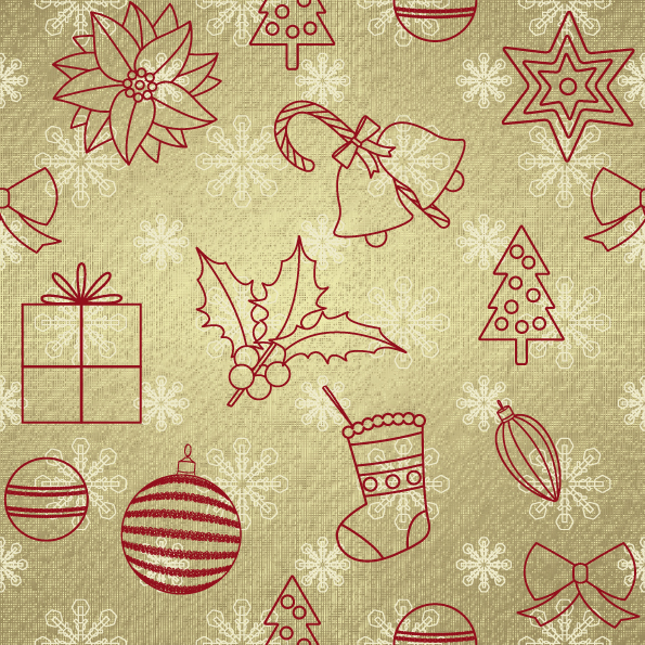 Exquisite pattern background 04 - vector material