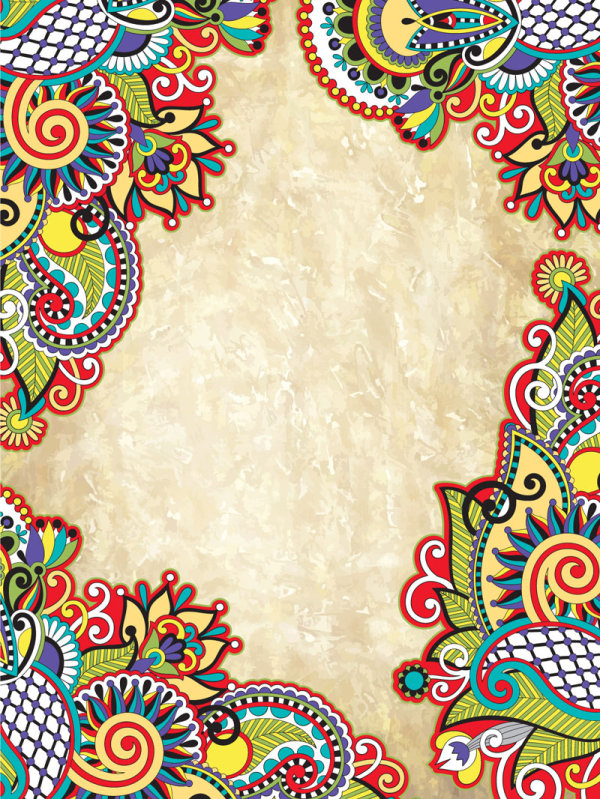 Retro pattern border 01 - vector