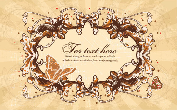 Retro pattern patterns 05 - vector material