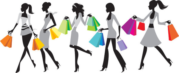 Fashion shopping 01 - vector material