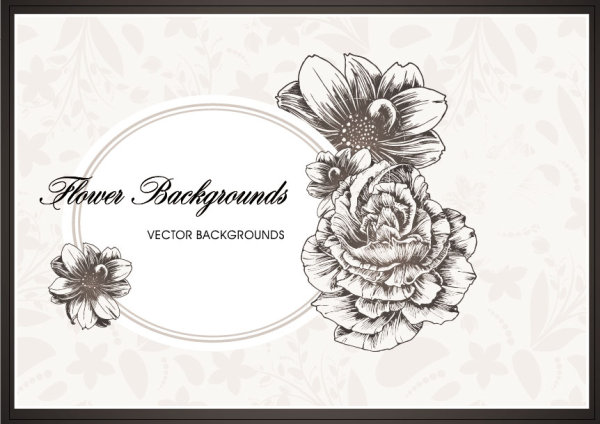 Line art pattern background 01 - vector