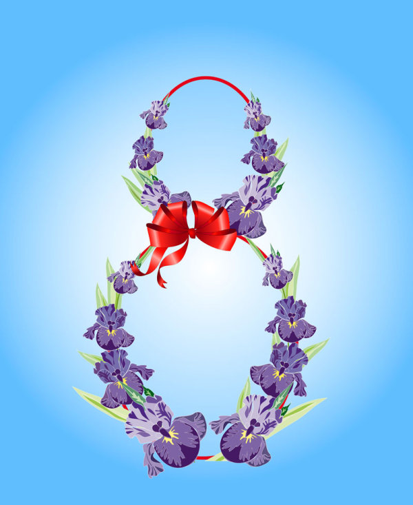 Women's creative pattern 04 - vector