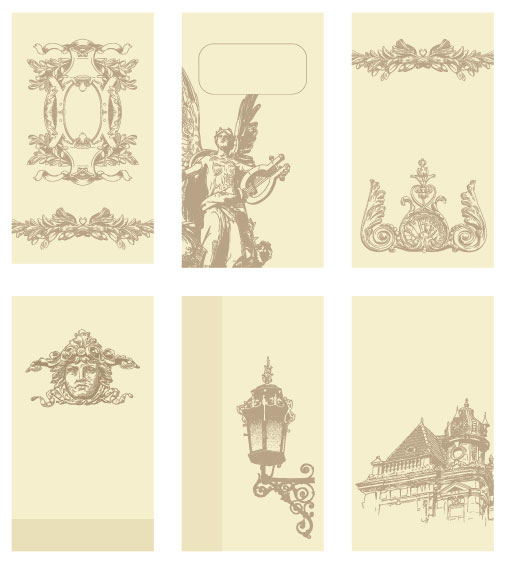 European border card 02 - vector material