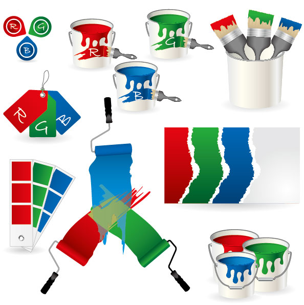 CMYK color 01 - vector material