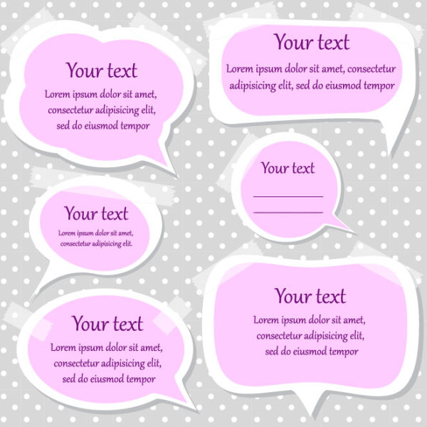 Simple dialog box 03 - vector material