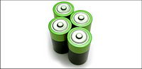 Green image of the battery material