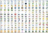 1000 Practical transparent gif small icon material