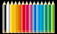 Color pencil Vector material