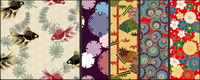 Japanese-style pattern background