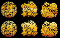 Free Vector material in paper-cut