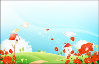 Dream Flower Landscape