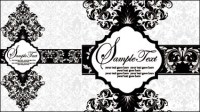 Classic retro border 01 - vector material