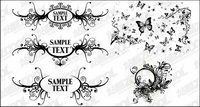 black-and-white pattern vector