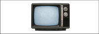 Retro TV psd material-3