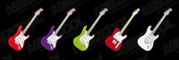 Electric guitar series icon png