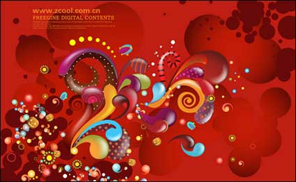 Colorful vector current case series - Orange red (6P)