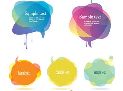 Symphony speech bubble vector superposition