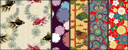 Japanese-style pattern background