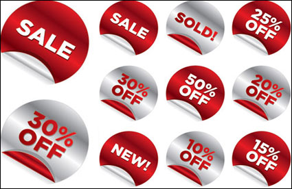 Crimping Stickers for Sale Vector