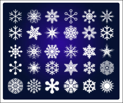 Vector of snow
