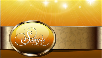 Star bright background vector material -2