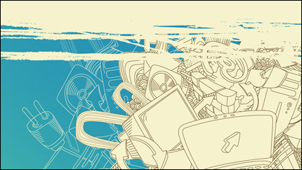 Trend Illustrator vector material -3