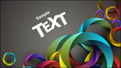 Colorful background material 03 - vector