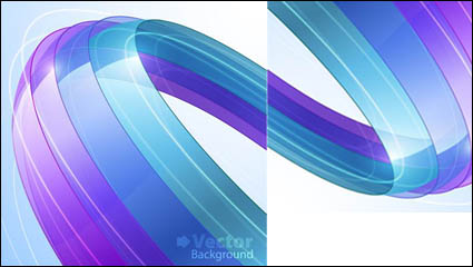 Gorgeous ribbon vector material -5
