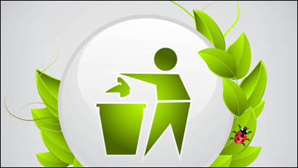 The green icon 02 - vector