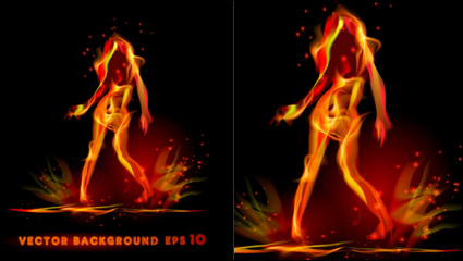 Flame effect 03 - vector