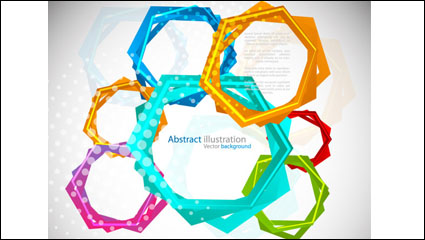 Fashion circle 04 - vector material